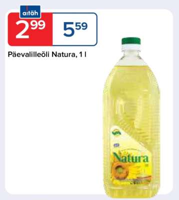 Päevalilleõli Natura