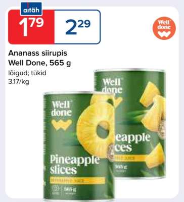 Ananass siirupis
