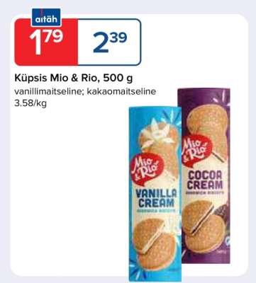 Küpsis Mio & Rio, 500 g