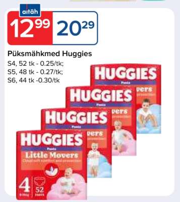 Püksmähkmed Huggies