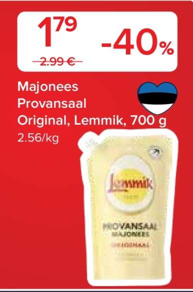 Majonees Provansaal Original, Lemmik, 700 g