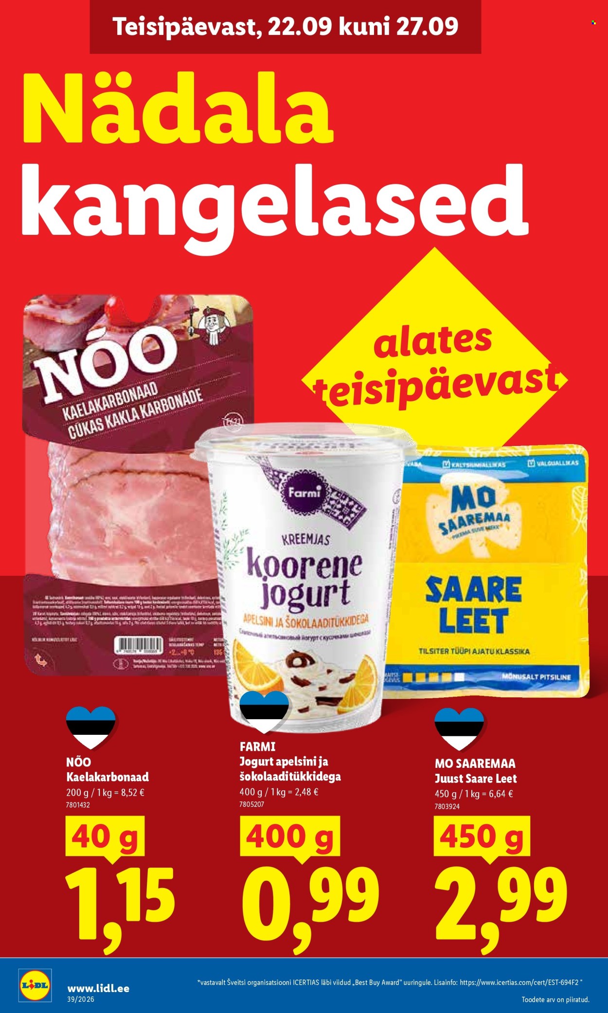 Lidl kliendileht - 21.09.2026 - 27.09.2026. Lehekülg 2