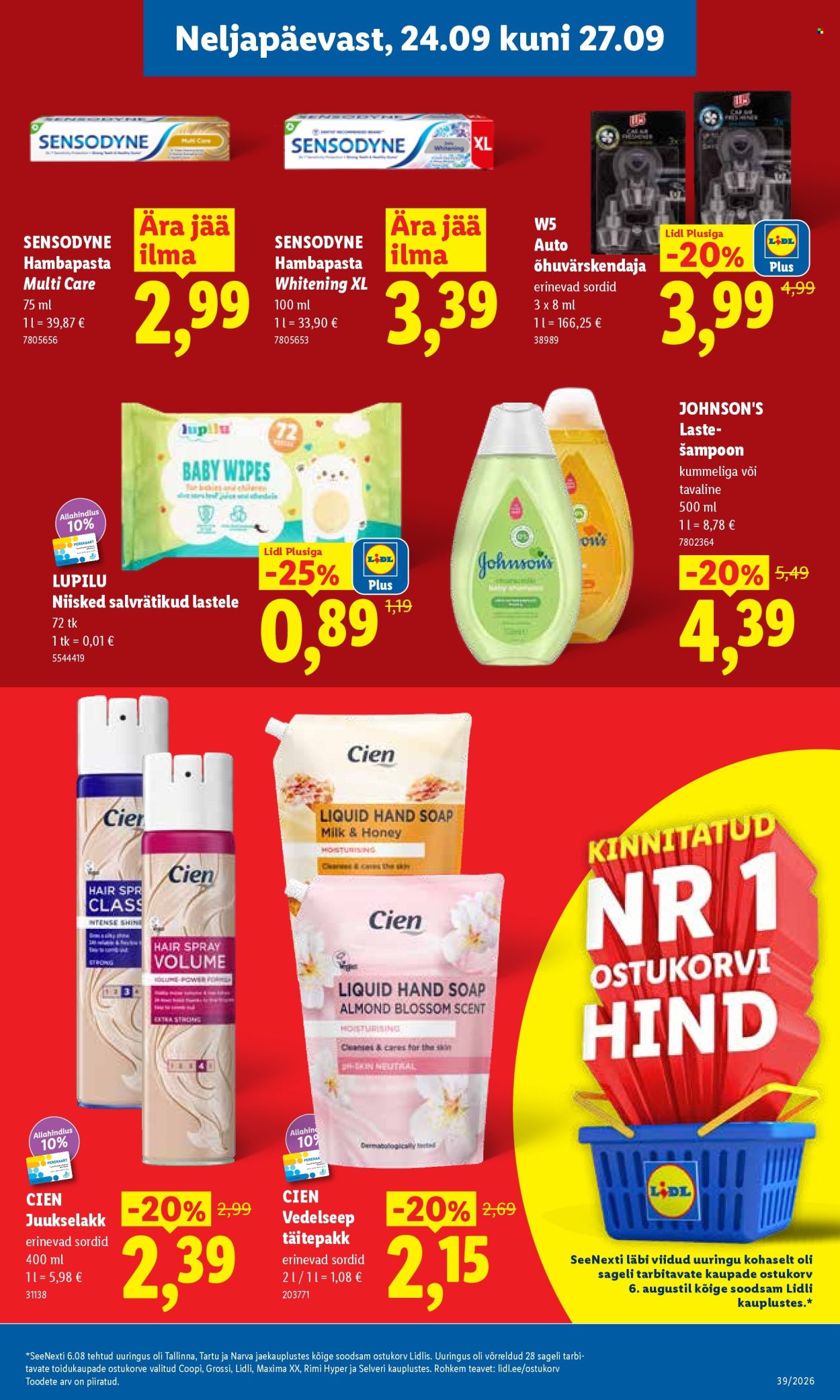 Lidl kliendileht - 21.09.2026 - 27.09.2026. Lehekülg 27