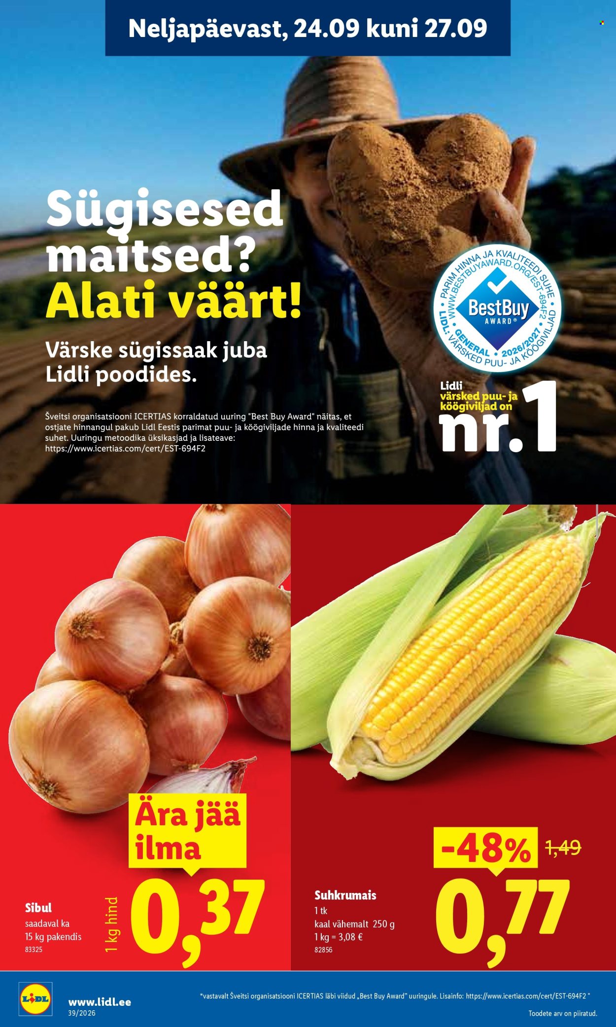 Lidl kliendileht - 21.09.2026 - 27.09.2026. Lehekülg 34