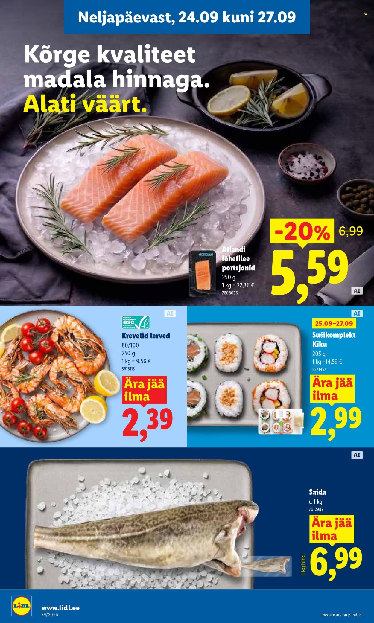 Lidl kliendileht - 21.09.2026 - 27.09.2026. Lehekülg 36