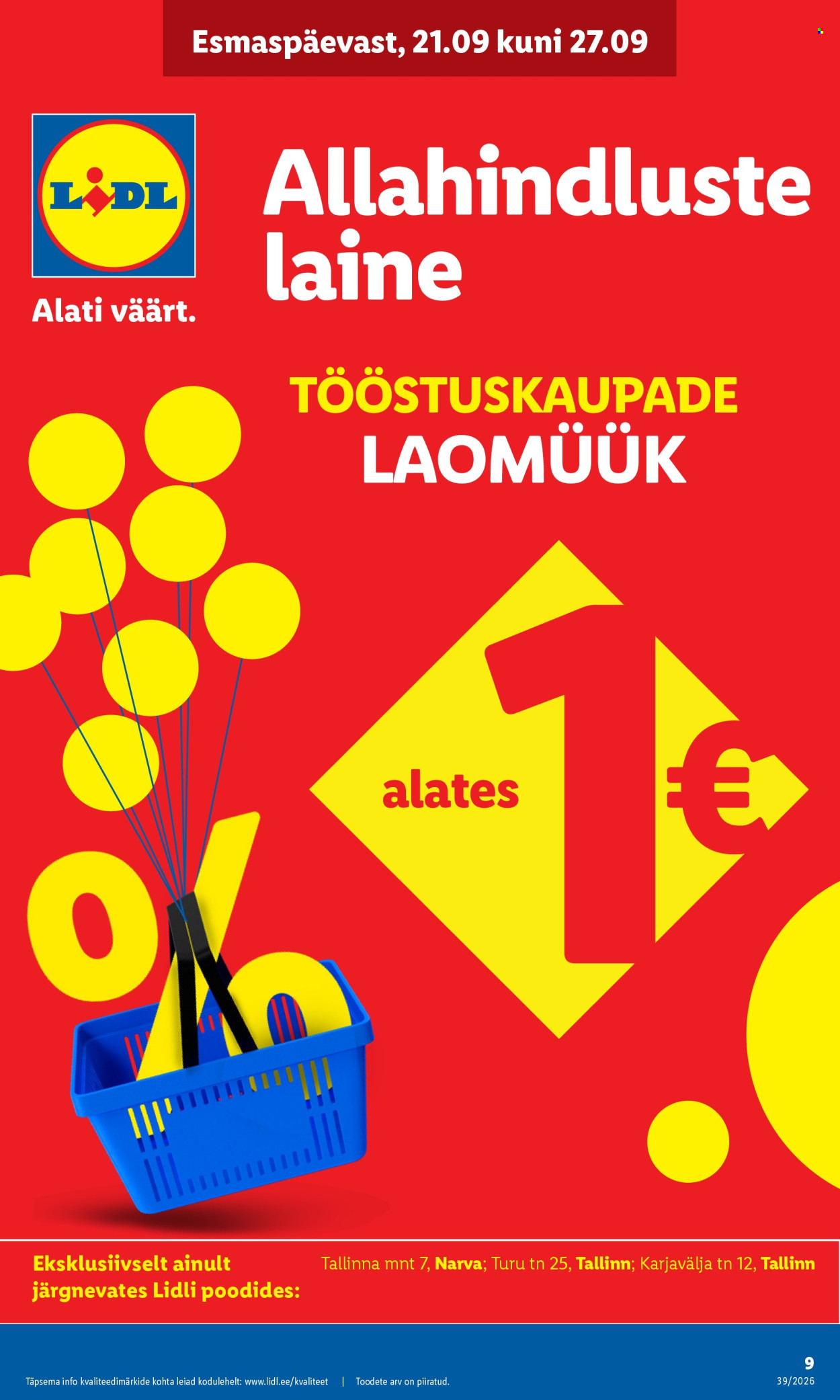 Lidl kliendileht - 21.09.2026 - 27.09.2026. Lehekülg 9