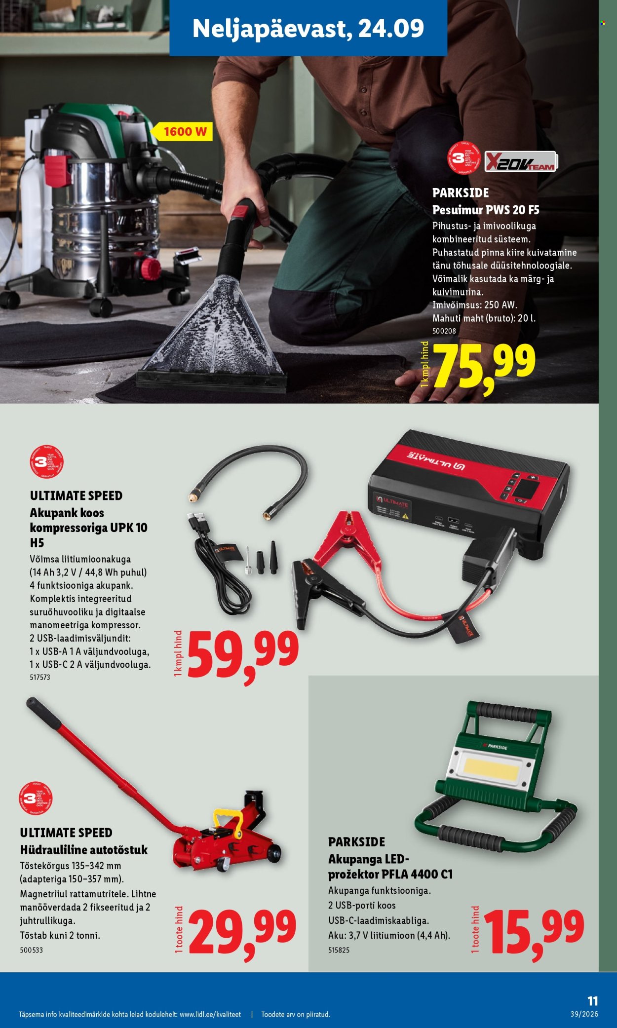 Lidl kliendileht - 21.09.2026 - 27.09.2026. Lehekülg 11