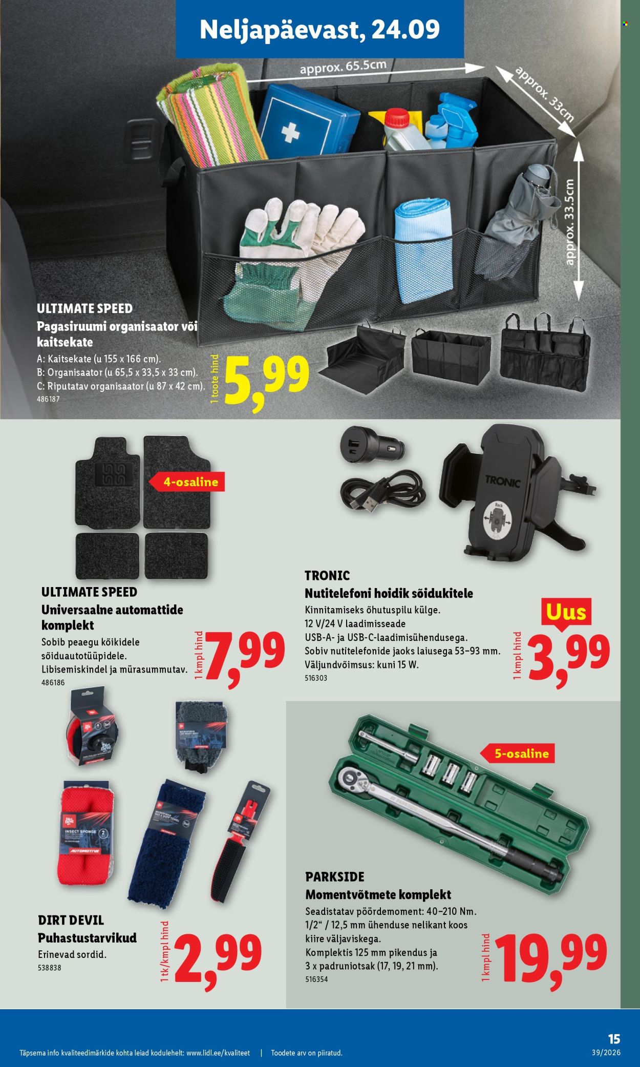 Lidl kliendileht - 21.09.2026 - 27.09.2026. Lehekülg 15