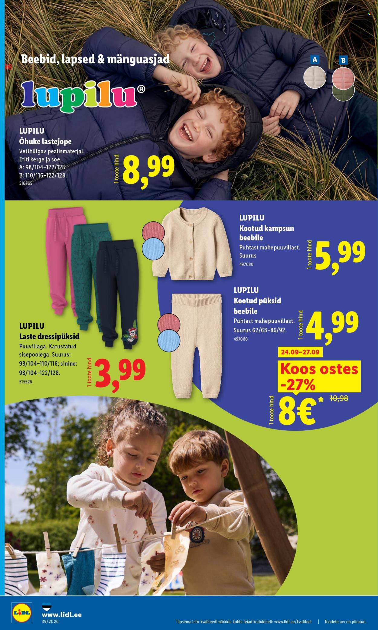 Lidl kliendileht - 21.09.2026 - 27.09.2026. Lehekülg 16