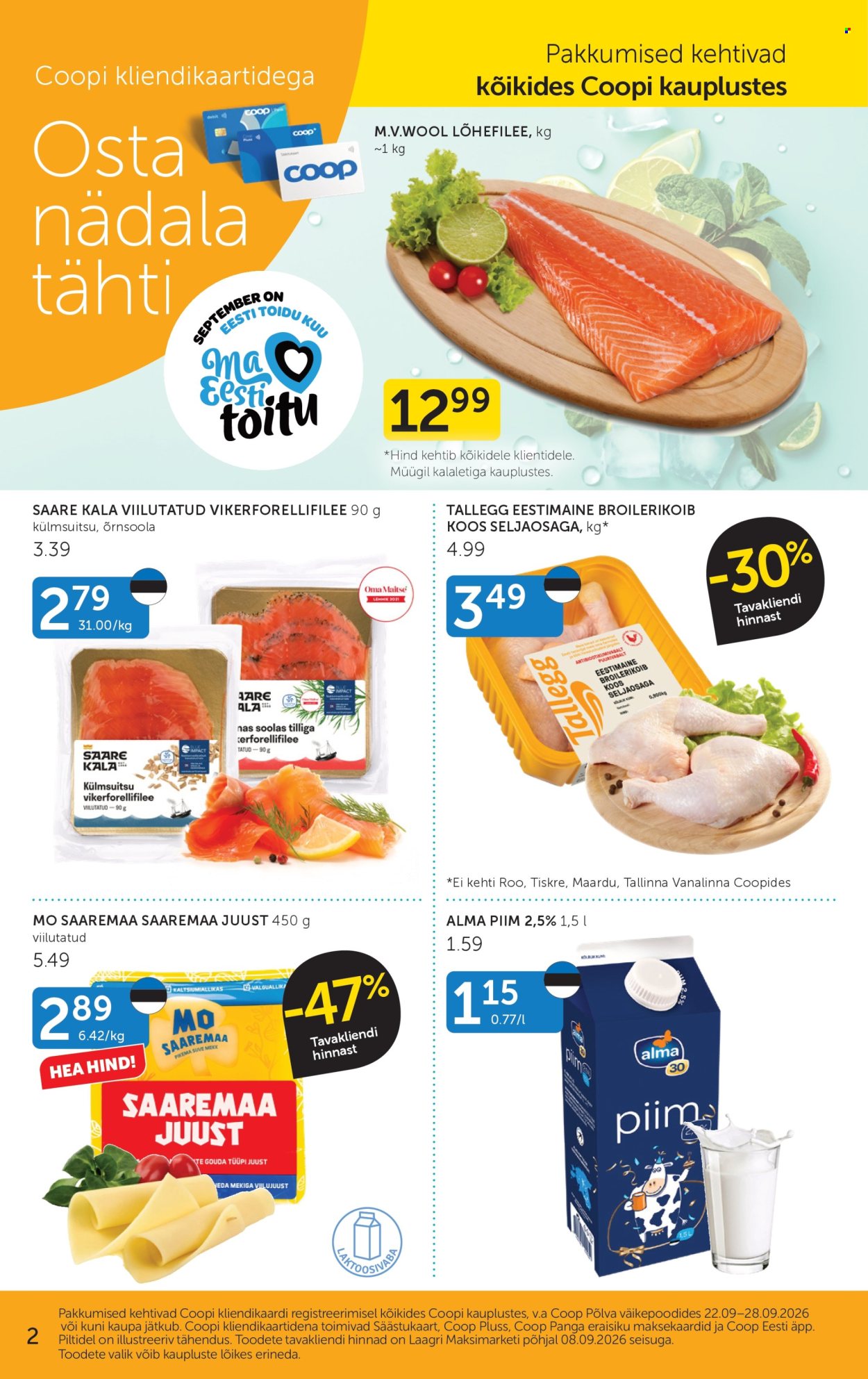 Coop kliendileht - 22.09.2026 - 28.09.2026. Lehekülg 2