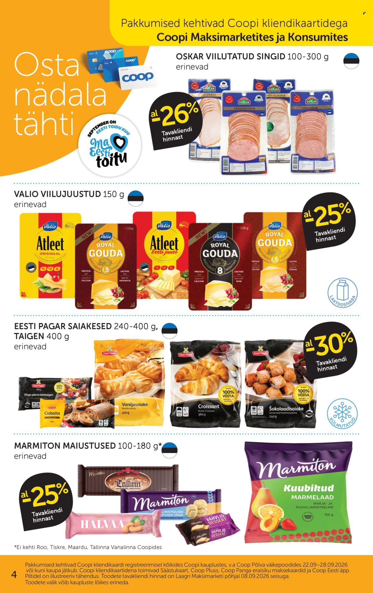 Coop kliendileht - 22.09.2026 - 28.09.2026. Lehekülg 4