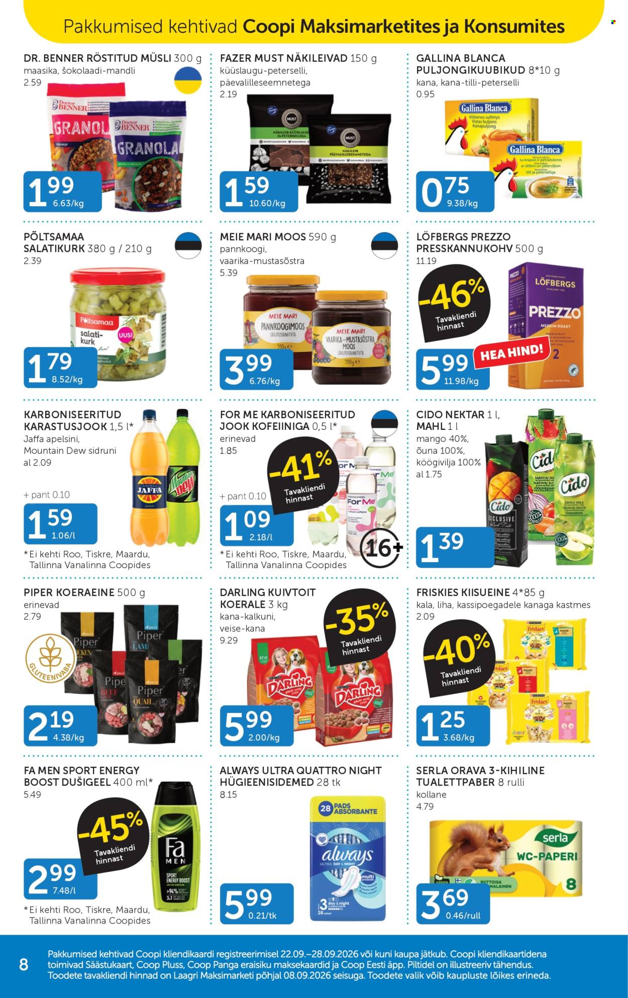 Coop kliendileht - 22.09.2026 - 28.09.2026. Lehekülg 8
