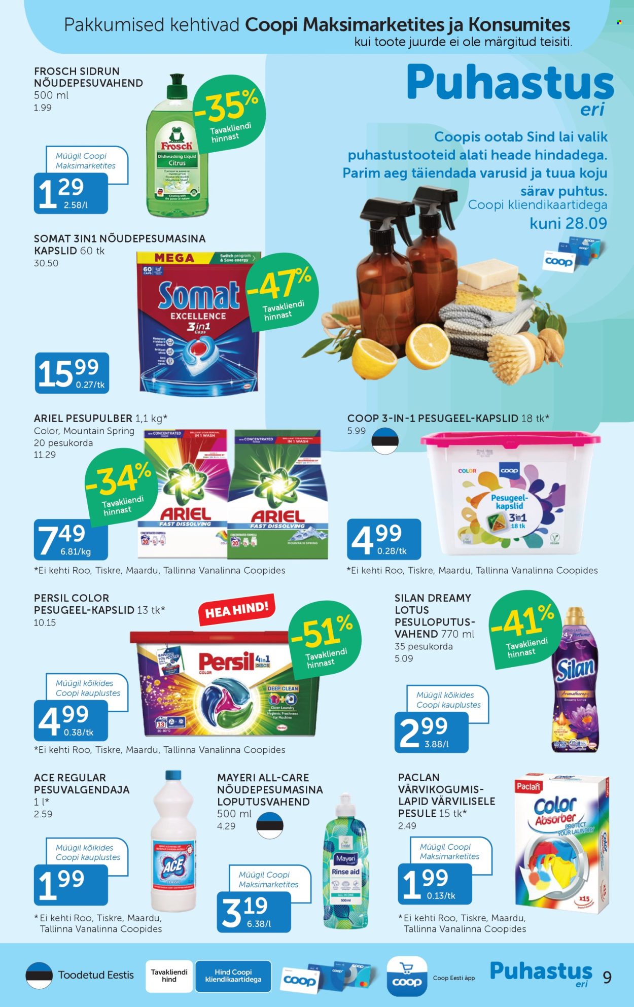 Coop kliendileht - 22.09.2026 - 28.09.2026. Lehekülg 9