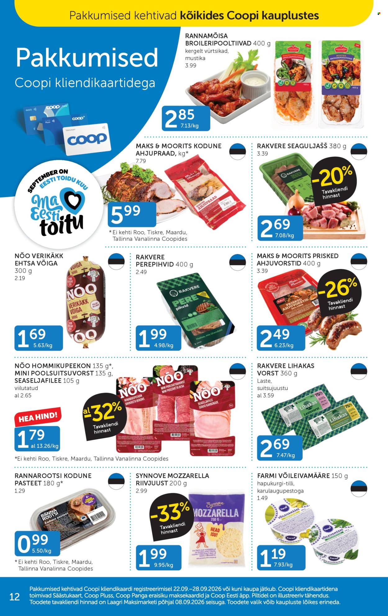 Coop kliendileht - 22.09.2026 - 28.09.2026. Lehekülg 12