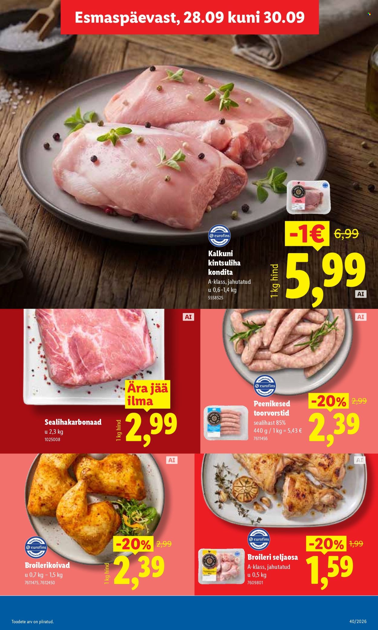 Lidl kliendileht - 28.09.2026 - 04.10.2026. Lehekülg 9