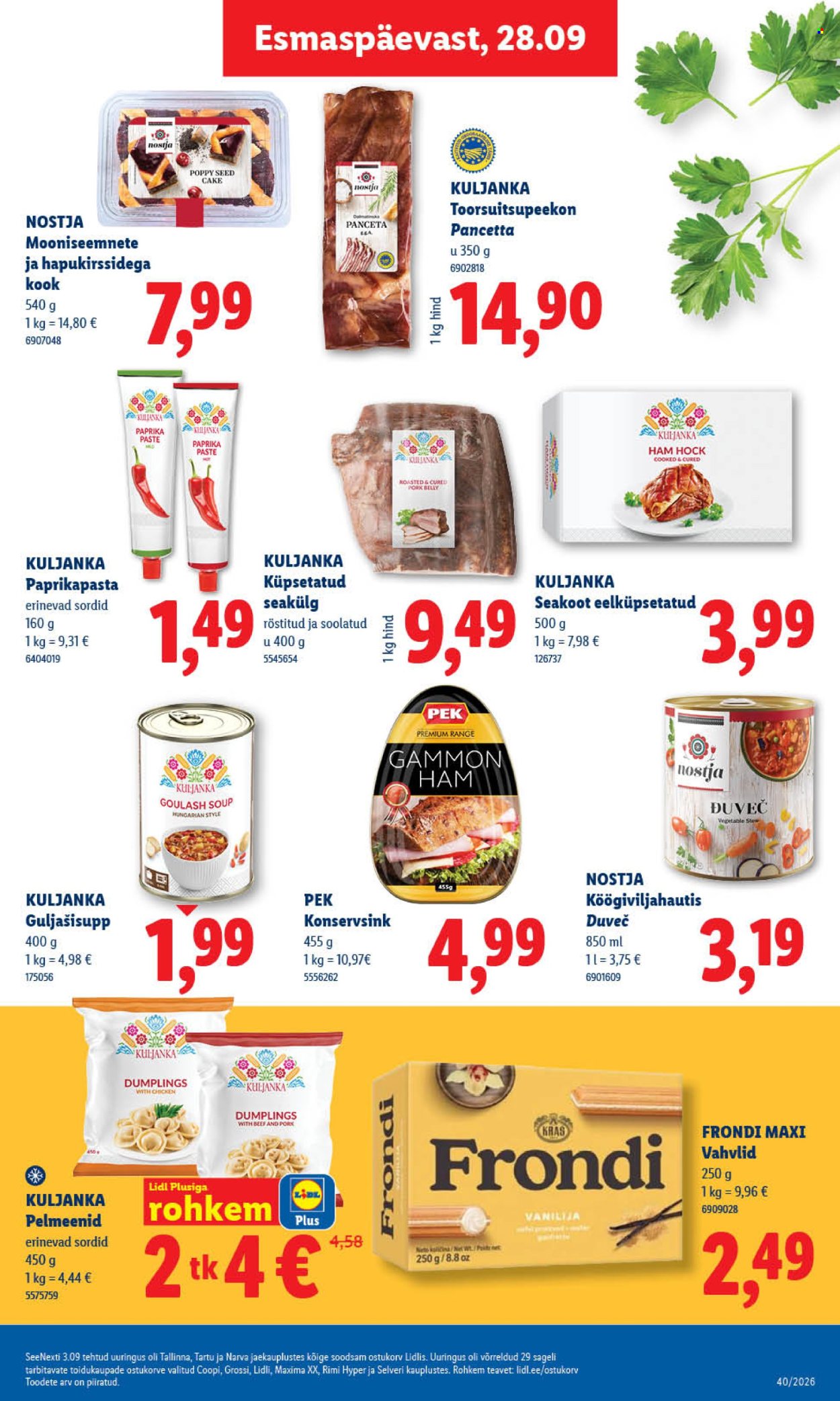 Lidl kliendileht - 28.09.2026 - 04.10.2026. Lehekülg 21