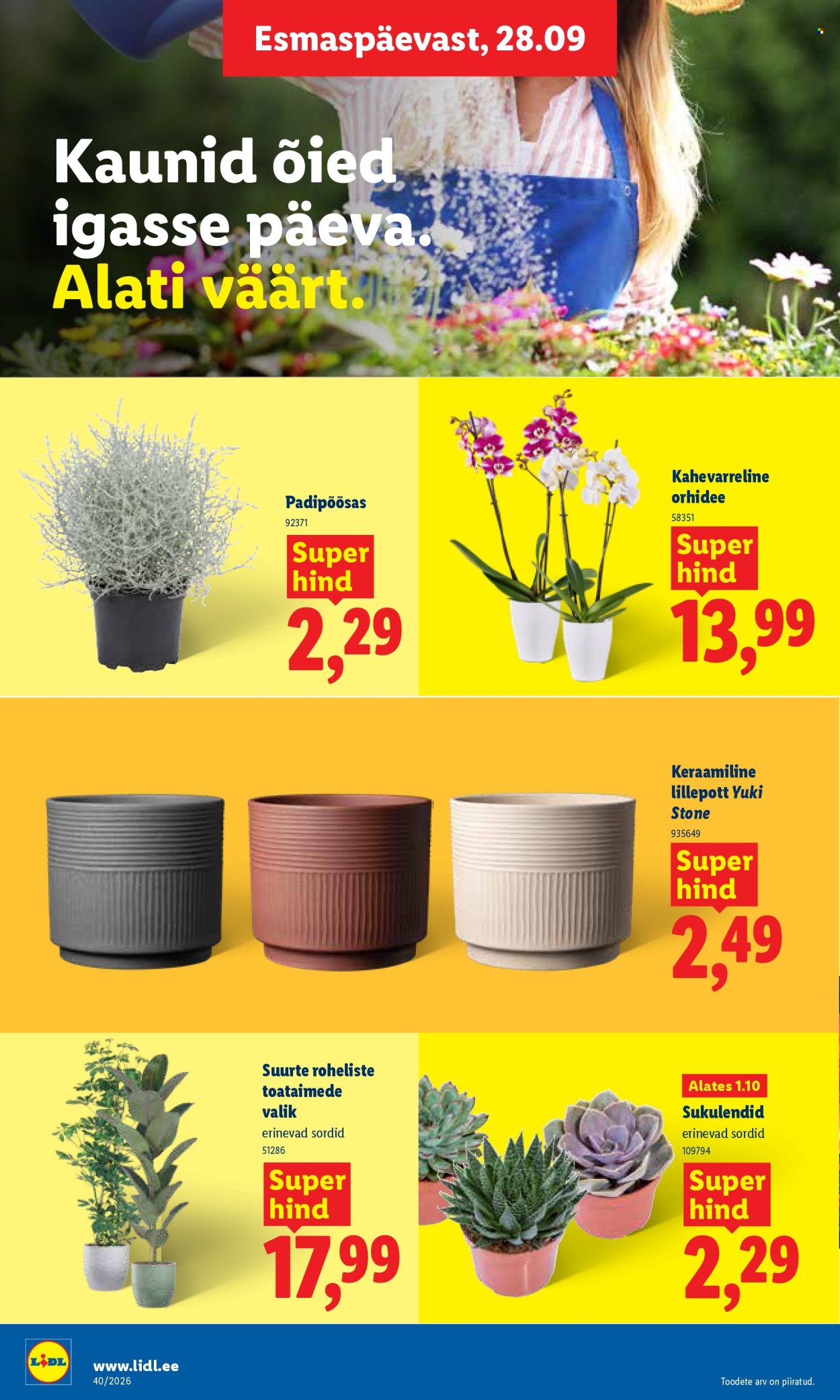 Lidl kliendileht - 28.09.2026 - 04.10.2026. Lehekülg 22