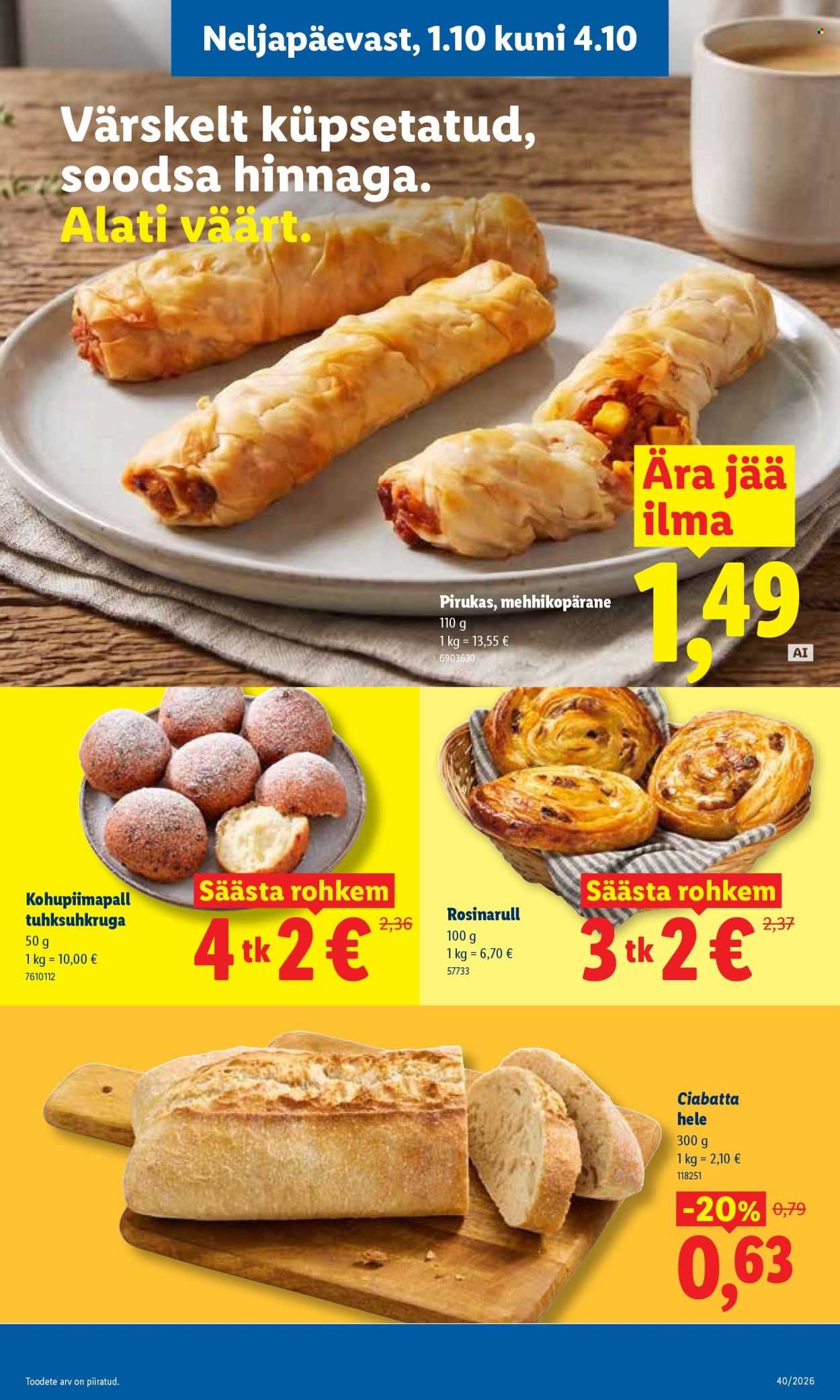 Lidl kliendileht - 28.09.2026 - 04.10.2026. Lehekülg 37
