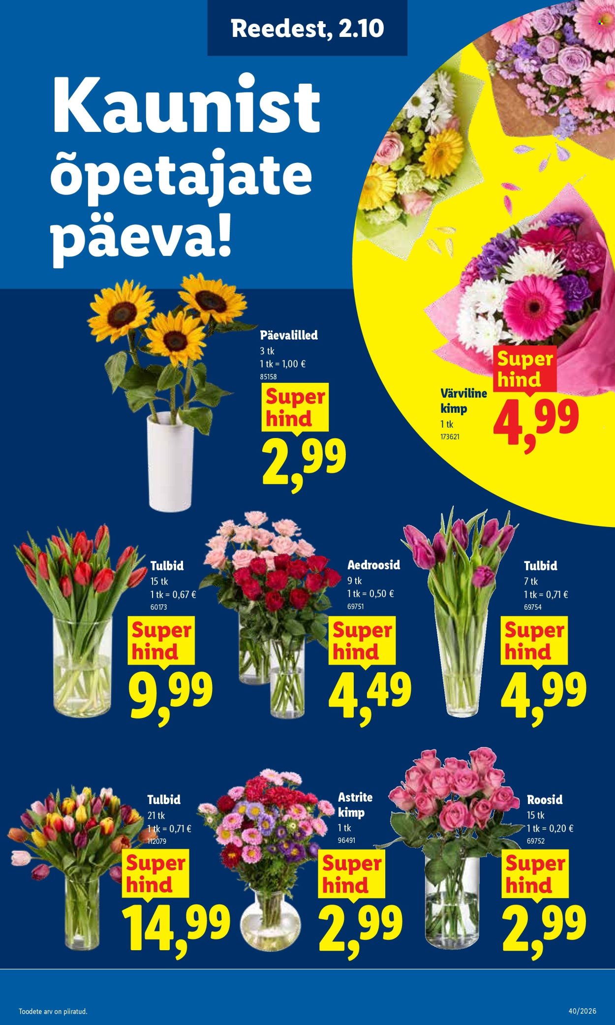 Lidl kliendileht - 28.09.2026 - 04.10.2026. Lehekülg 39