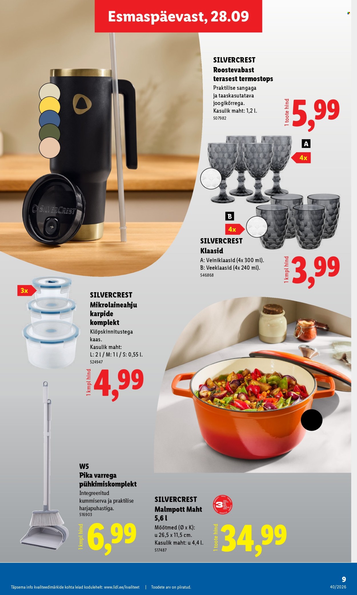 Lidl kliendileht - 28.09.2026 - 04.10.2026. Lehekülg 9
