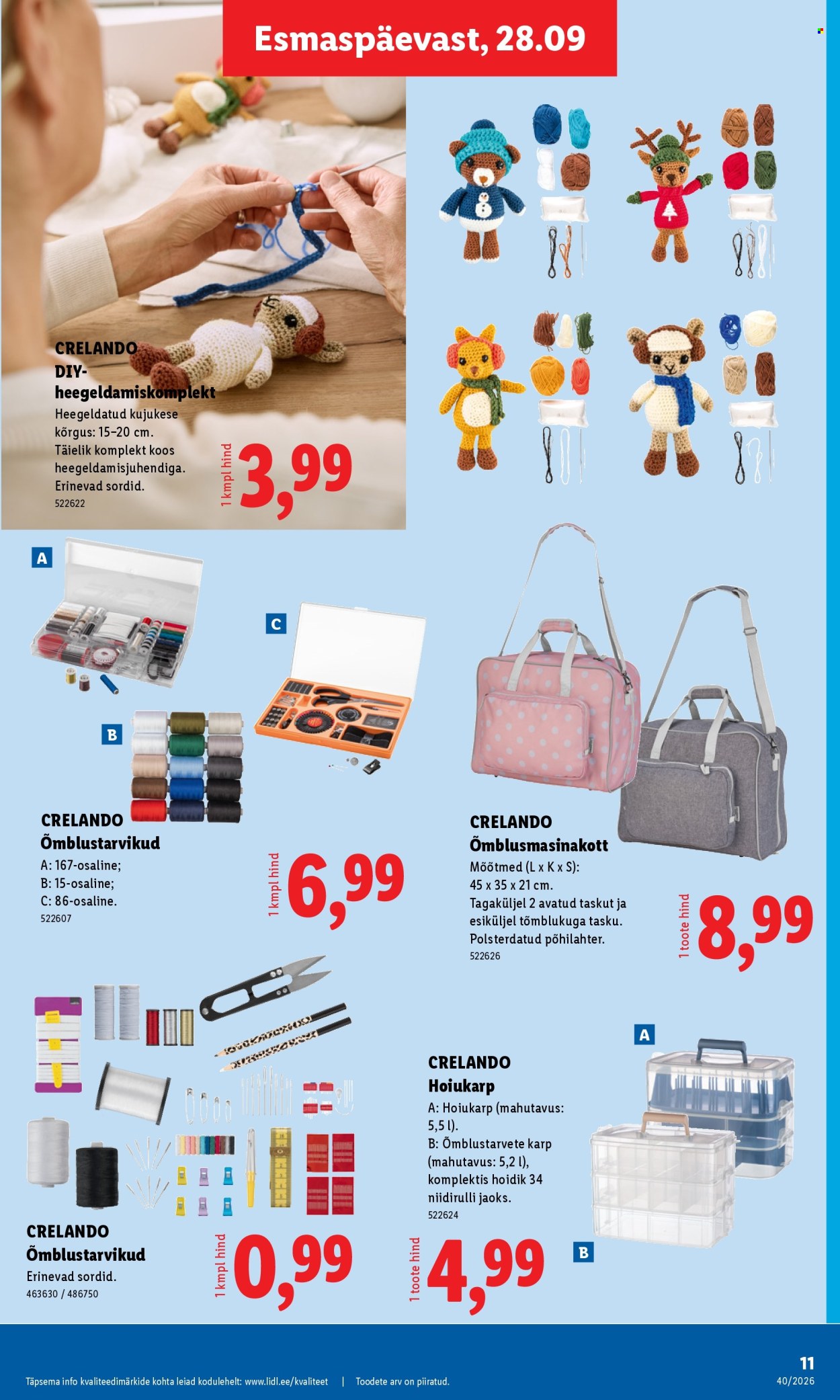 Lidl kliendileht - 28.09.2026 - 04.10.2026. Lehekülg 11