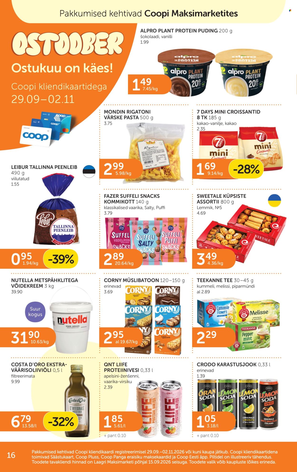 Coop kliendileht - 29.09.2026 - 05.10.2026. Lehekülg 16