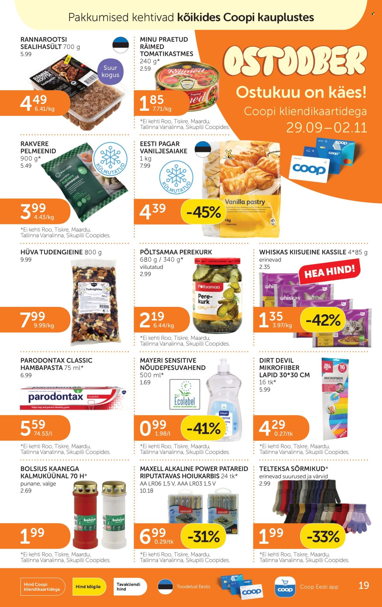 Coop kliendileht - 29.09.2026 - 05.10.2026. Lehekülg 19