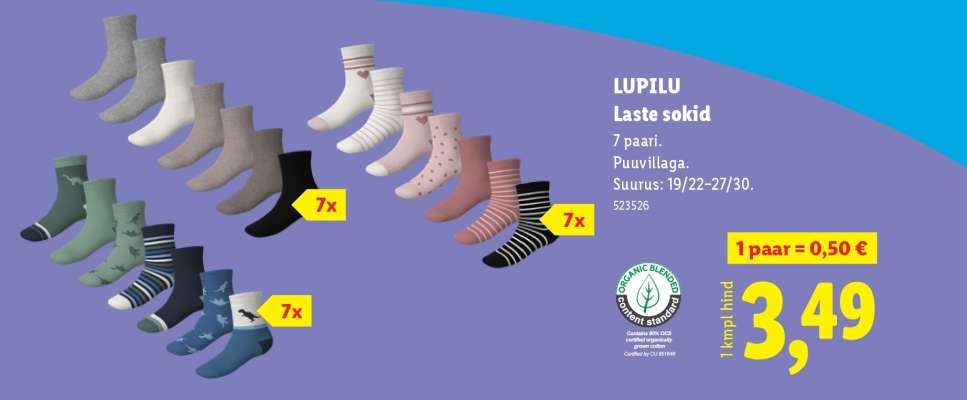 Lupilu Laste sokid