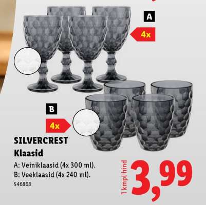 SILVERCREST Klaasid