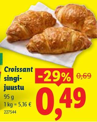 Croissant singi-juustu