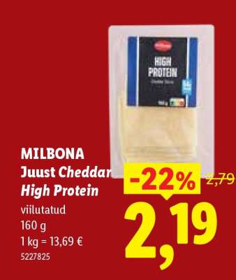 Milbona Juust Cheddar High Protein