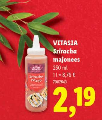 Vitasia Sriracha majonees