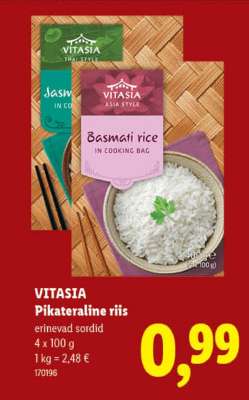 VITASIA Pikateraline riis