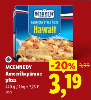 MCENNEDY Ameerikapärane pitsa