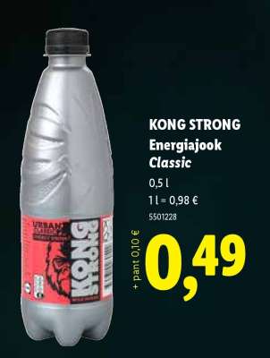Kong Strong Energiajook Classic