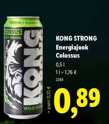 Kong Strong Energiajook Colossus