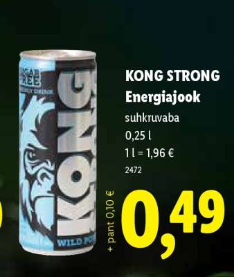 KONG STRONG Energiajook