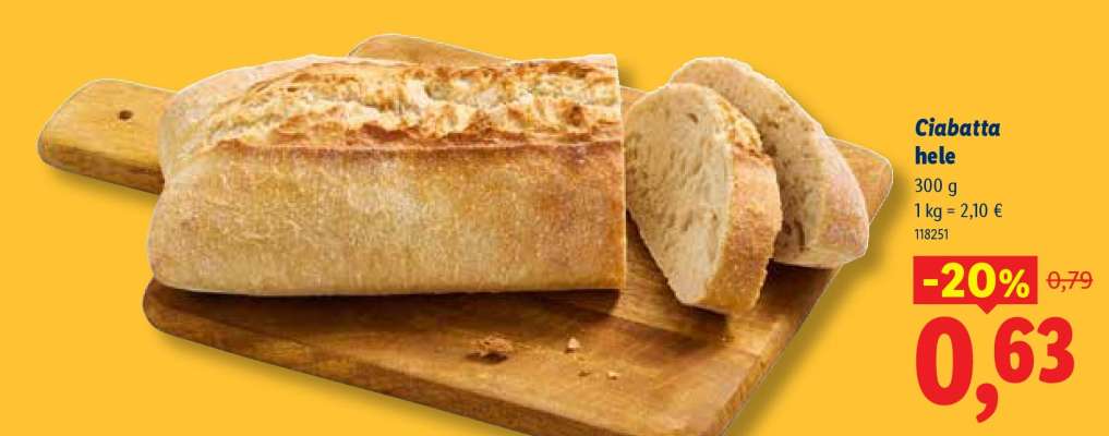 Ciabatta, hele