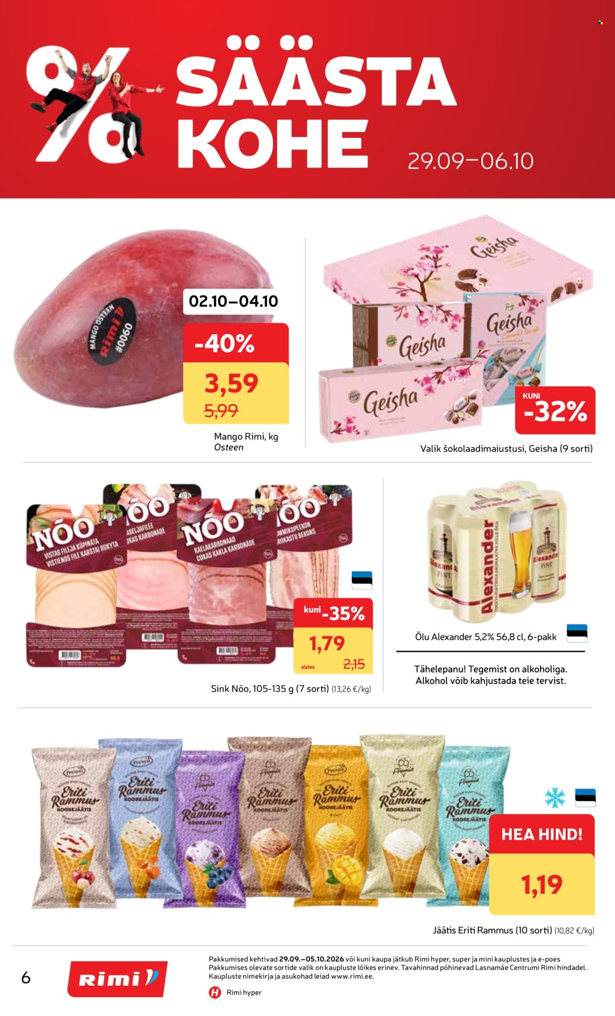 Rimi kliendileht - 29.09.2026 - 05.10.2026. Lehekülg 6