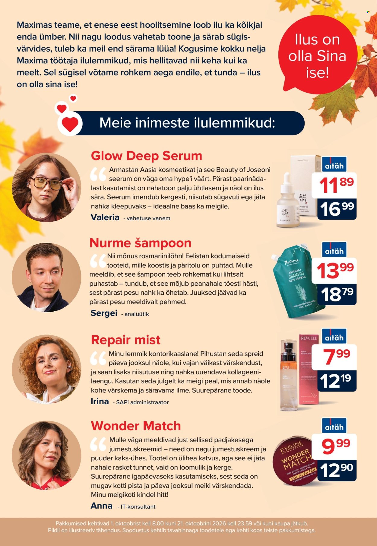 Maxima kliendileht - 01.10.2026 - 21.10.2026. Lehekülg 2