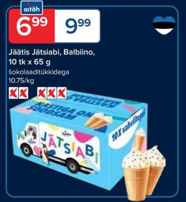 Jäätis Jätsiabi, Balbiino