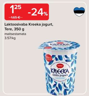Laktoosivaba Kreeka jogurt
