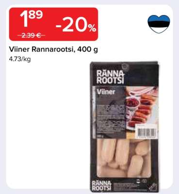 Viiner Rannarootsi, 400 g