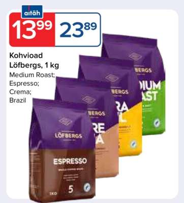 Kohvioad Löfbergs, 1 kg