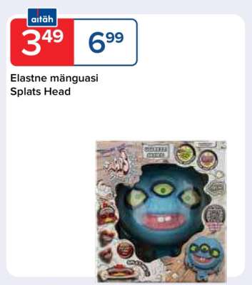 Elastne mänguasi Splats Head