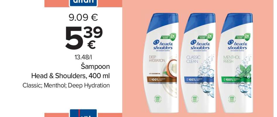 Head & Shoulders, 400 ml