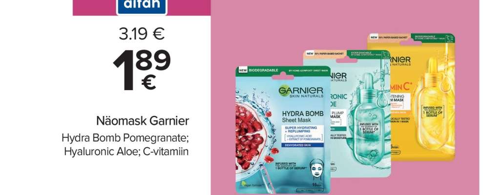 Näomask Garnier