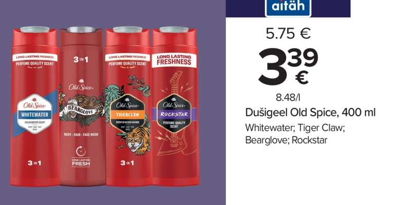 Dušigeel Old Spice, 400 ml
