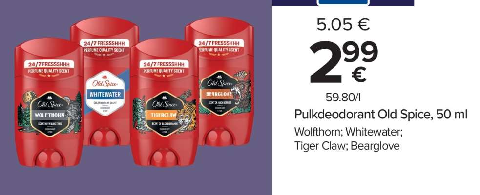 Pulkdeodorant Old Spice, 50 ml