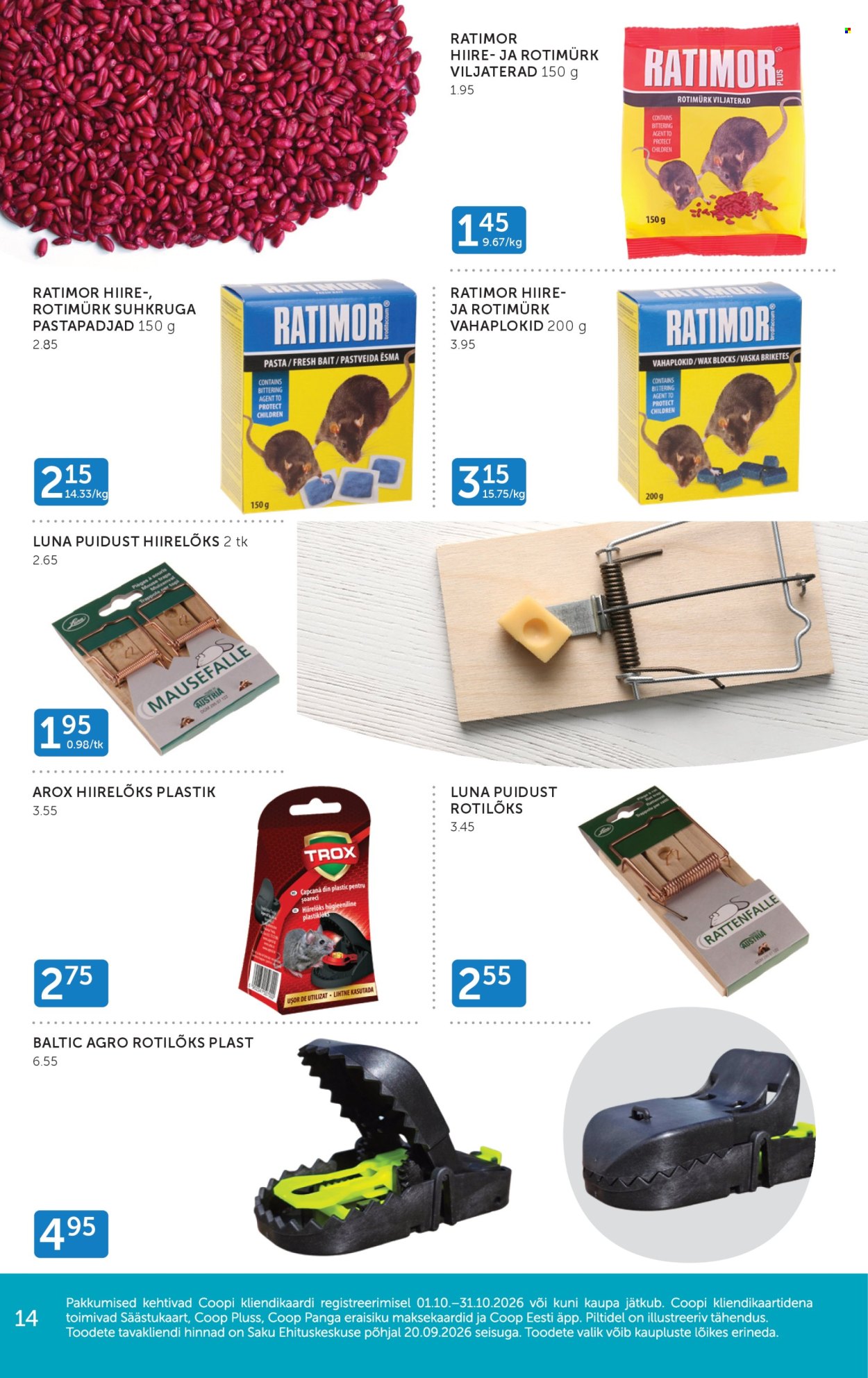 Coop kliendileht - 01.10.2026 - 31.10.2026. Lehekülg 14
